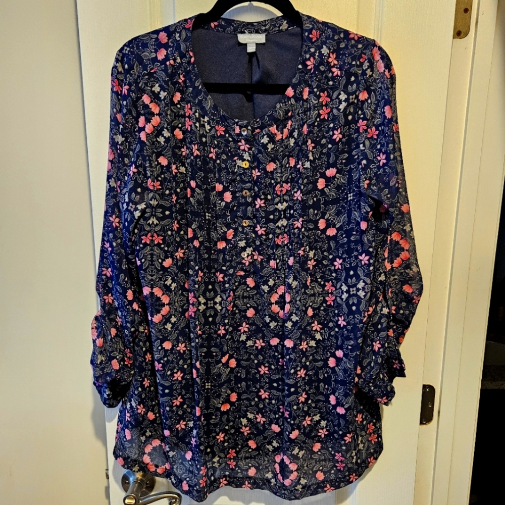 Octavia Maternity Floral Blouse
